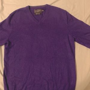 Black Brown 1826 men’s small 100% cashmere sweater